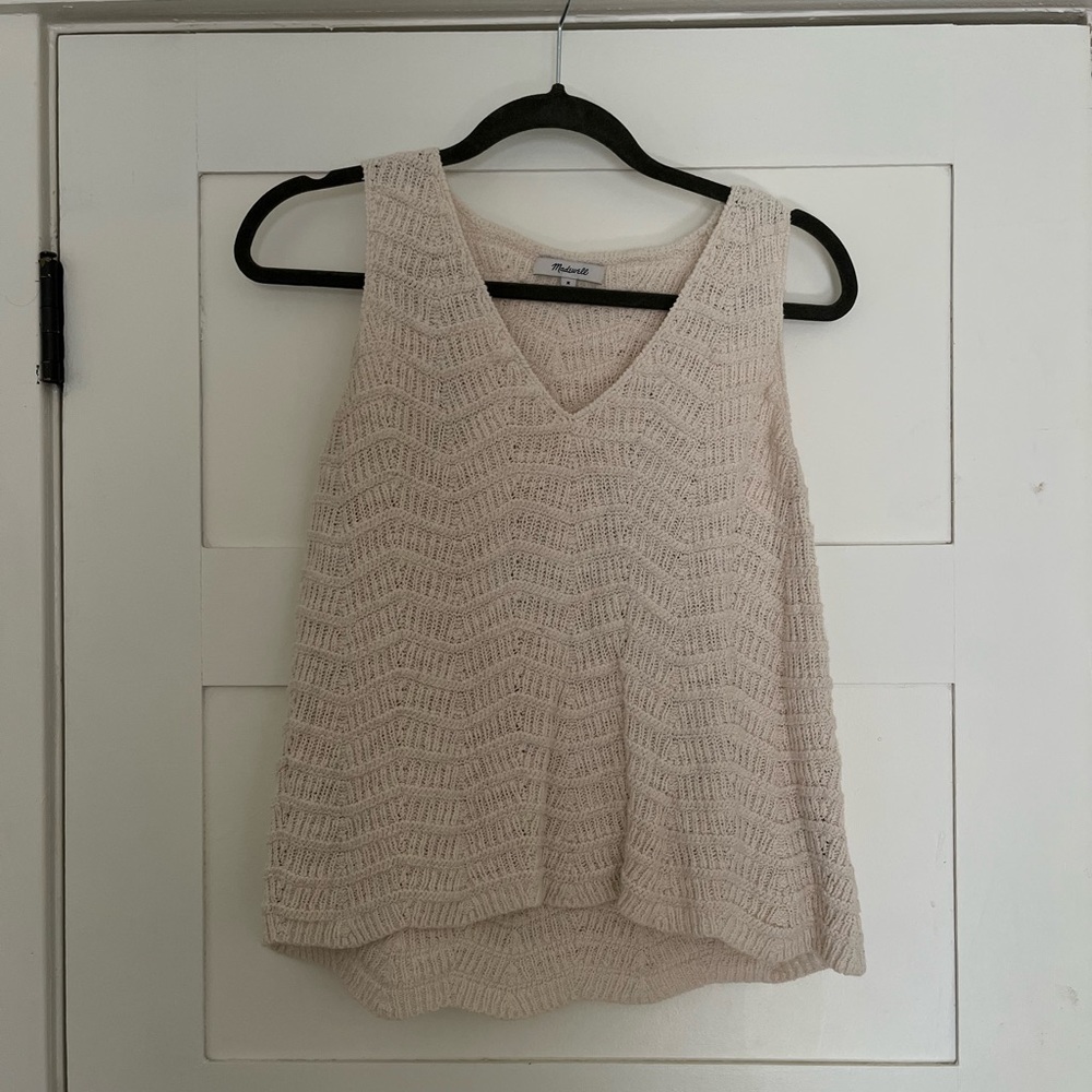 Madewell Crocheted Sweater Tank